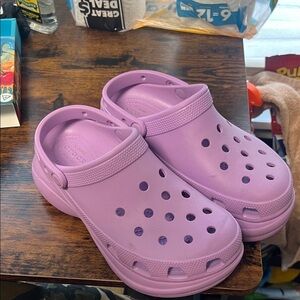 CROCS womens Lavender Sandals